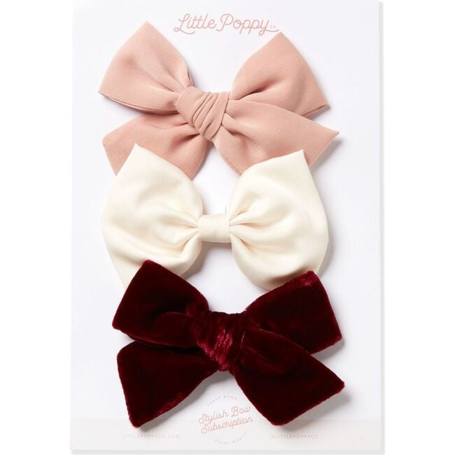 The Charlotte Three Bow Original Clip Set, Multi