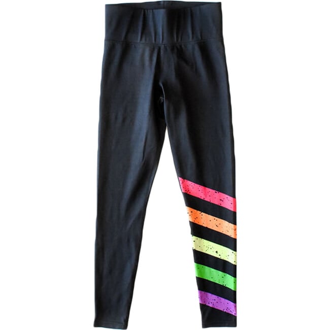 Adult Leggings, Neon Stripe