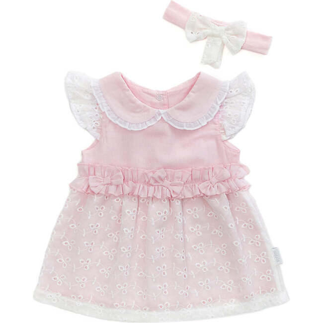 Floral Street Ruffle Dress, Pink