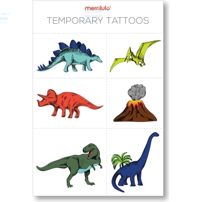 Dinosaur Temporary Tattoos