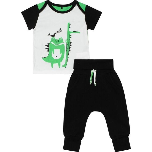 Croc Friends Outfit Set, White