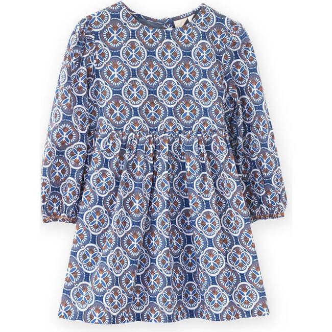 Phoebe Dress, Blue Mosaic
