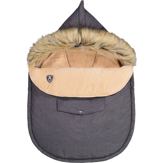 Bunting Bag, Textured Shadow Grey