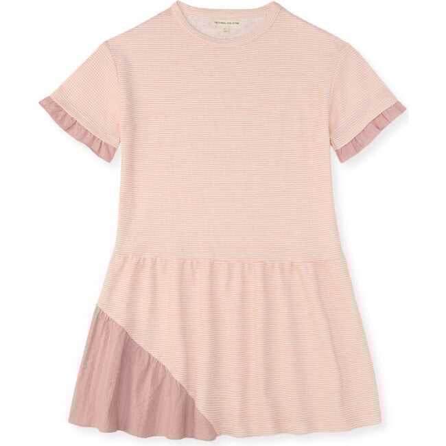 Picol Crew Neck Dress, Pink