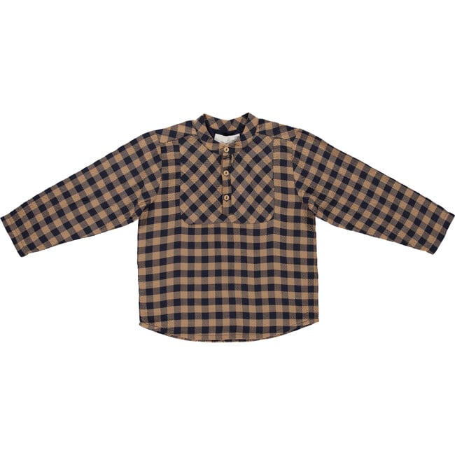Jean Shirt, Navy Gingham