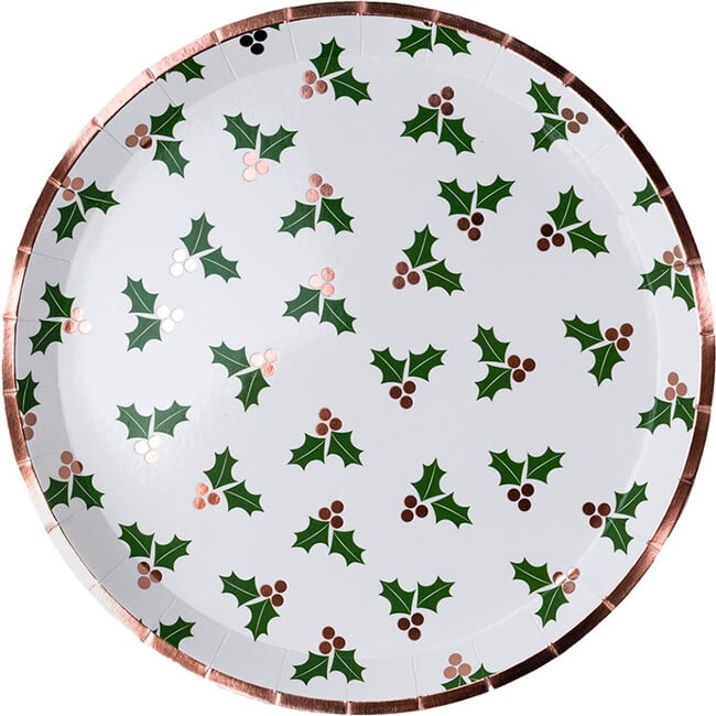 Holly Jollity Holly Print Dinner Plates
