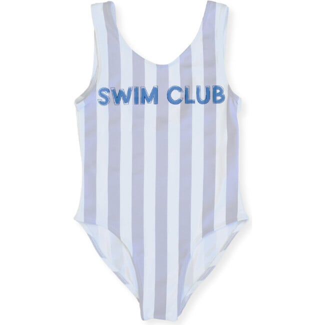 Swimclub Sleeveless Bodysuit, Evening Haze
