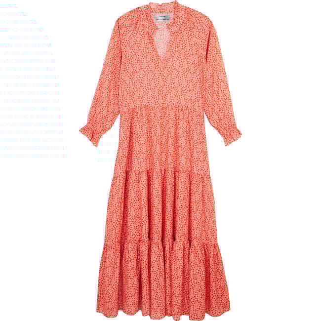 Maisonette x Roma Women's Sienna Dress, Red Floral