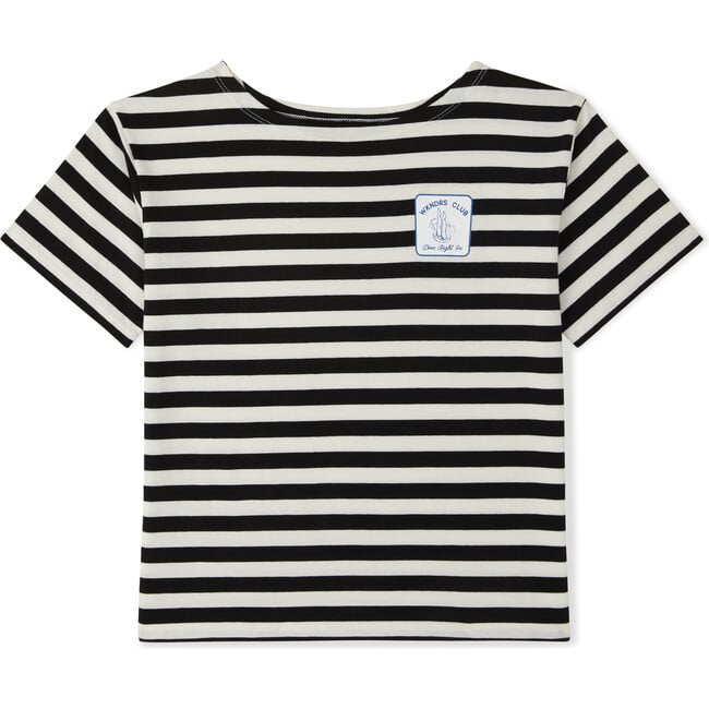 St. Marco Striped Tee, Black and White