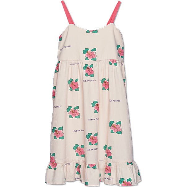 Dalila Dress, Cream Flores