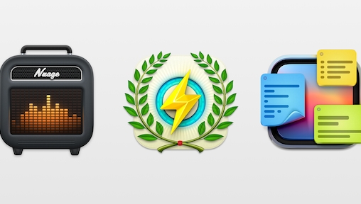 Header image featuring three icons designed by Yannick Lung.